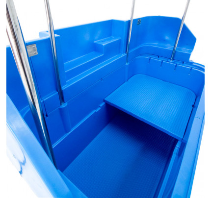 Burtons Removeable Shelf for Easy Groom Tub - Blue