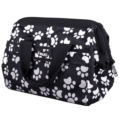 Wahl Grooming Holdall - Black with white paw prints