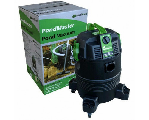 PondXpert Pond Vacuum PondMaster 1400w 35L Hoover Leaves Silt Sludge Remove