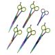 Burtons Show-Line Professional Scissors - 6 Piece Set With Case