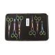 Burtons Show-Line Professional Scissors - 6 Piece Set With Case