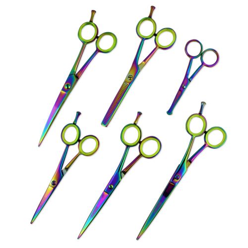 Burtons Show-Line Professional Scissors - 6 Piece Set With Case