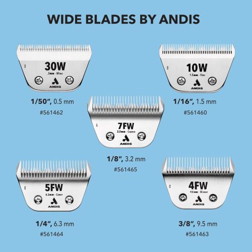 Andis ceramicEDGE #10W Fine Wide Blade