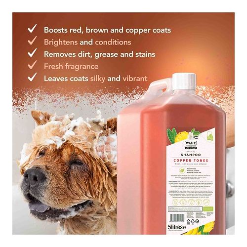 Wahl Copper Tones Dog Shampoo - 5ltr 15:1 Super Concentrate