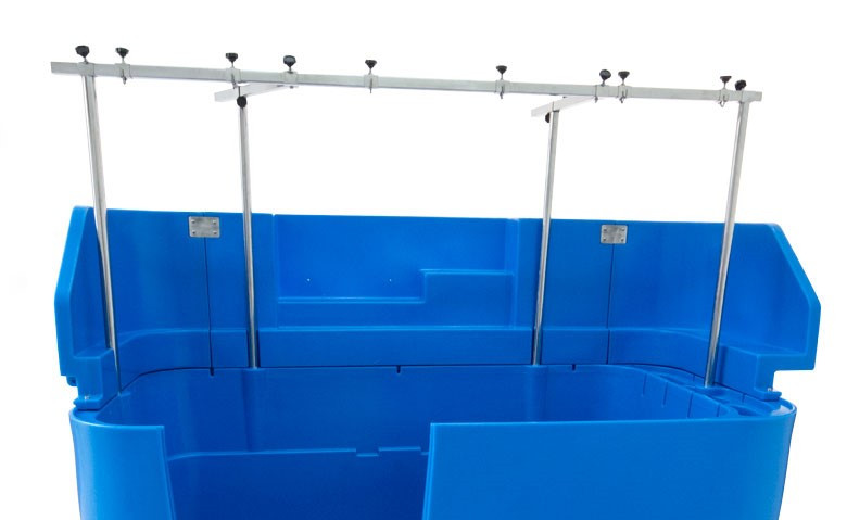 Burtons Splash Back Protection for Easy Groom Tub - Blue