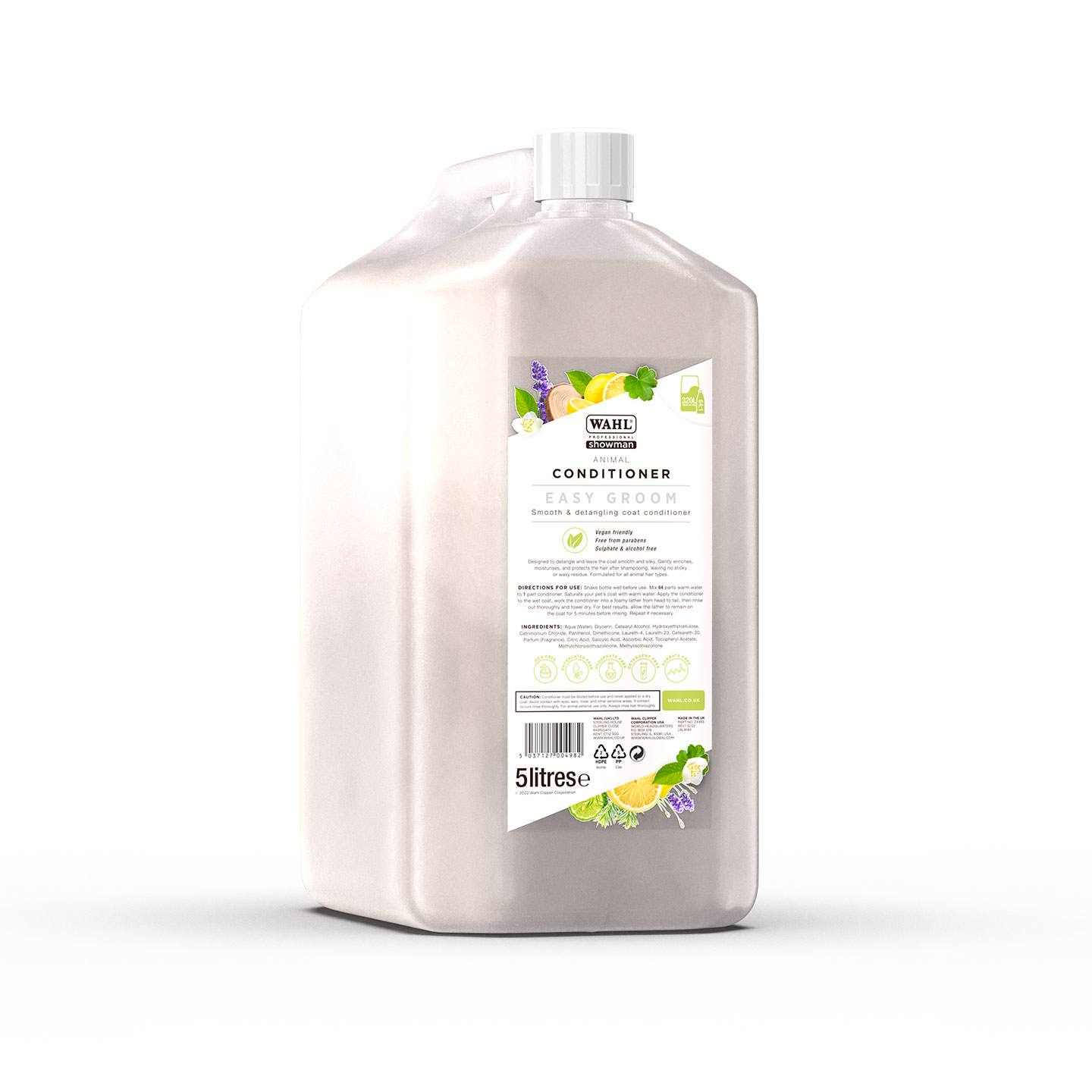 Wahl Easy Groom Conditioner - 5ltr 64:1 Super Concentrate