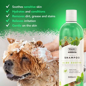 Wahl Aloe Soothe Dog Shampoo - 500ml 15:1 Super Concentrate