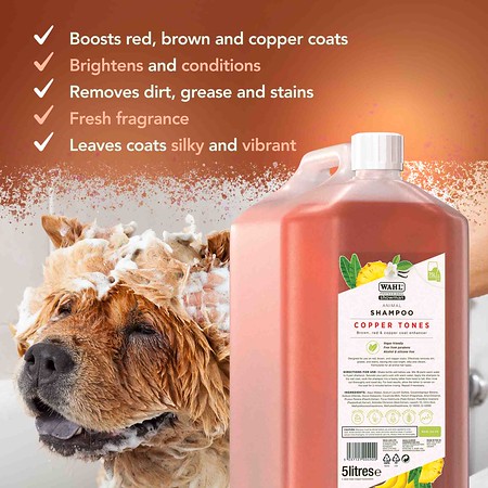 Wahl Copper Tones Dog Shampoo - 5ltr 15:1 Super Concentrate